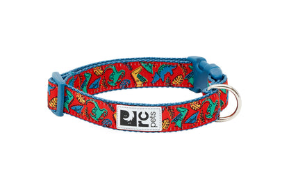 Rc Pets Collier à clip à motif Grand 1'' x 15''-25''