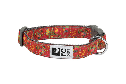 Rc Pets Collier à clip à motif Grand 1'' x 15''-25''