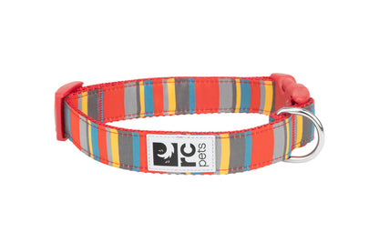 Rc Pets Collier à clip à motif Grand 1'' x 15''-25''