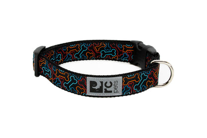 Rc Pets Collier à clip à motif Grand 1'' x 15''-25''