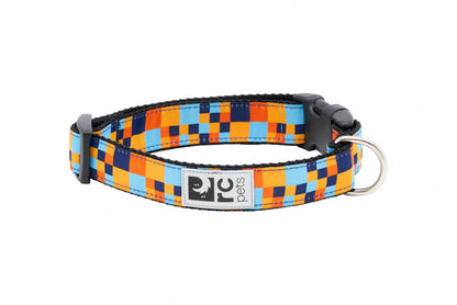 Rc Pets Collier à clip à motif Grand 1'' x 15''-25''