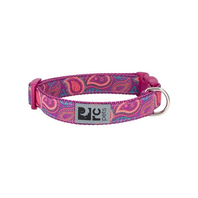 Rcpets Clip Collar M 1 Bright Paisley