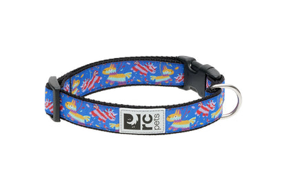 Rc Pets Collier à clip à motif Petit 3/4'' x 9''-13''
