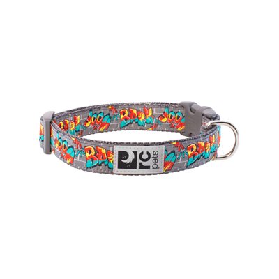 Rc Pets Clip Collar Xs 5/8 Graffiti