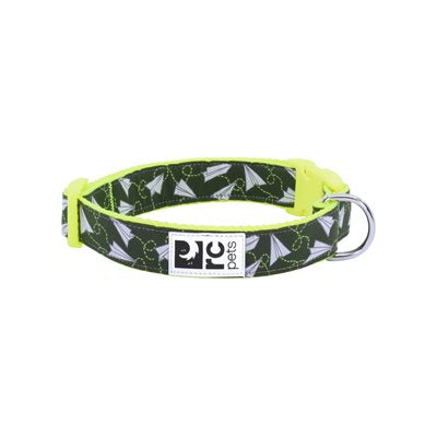 Rc Pets Clip Collar Xs 5/8 Paper Planes