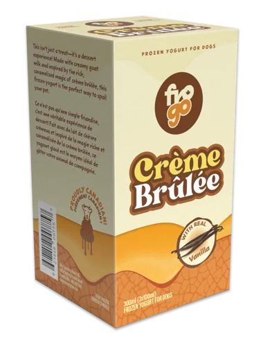 Frozen Goat Crème Brûlée 3 x 100 mL