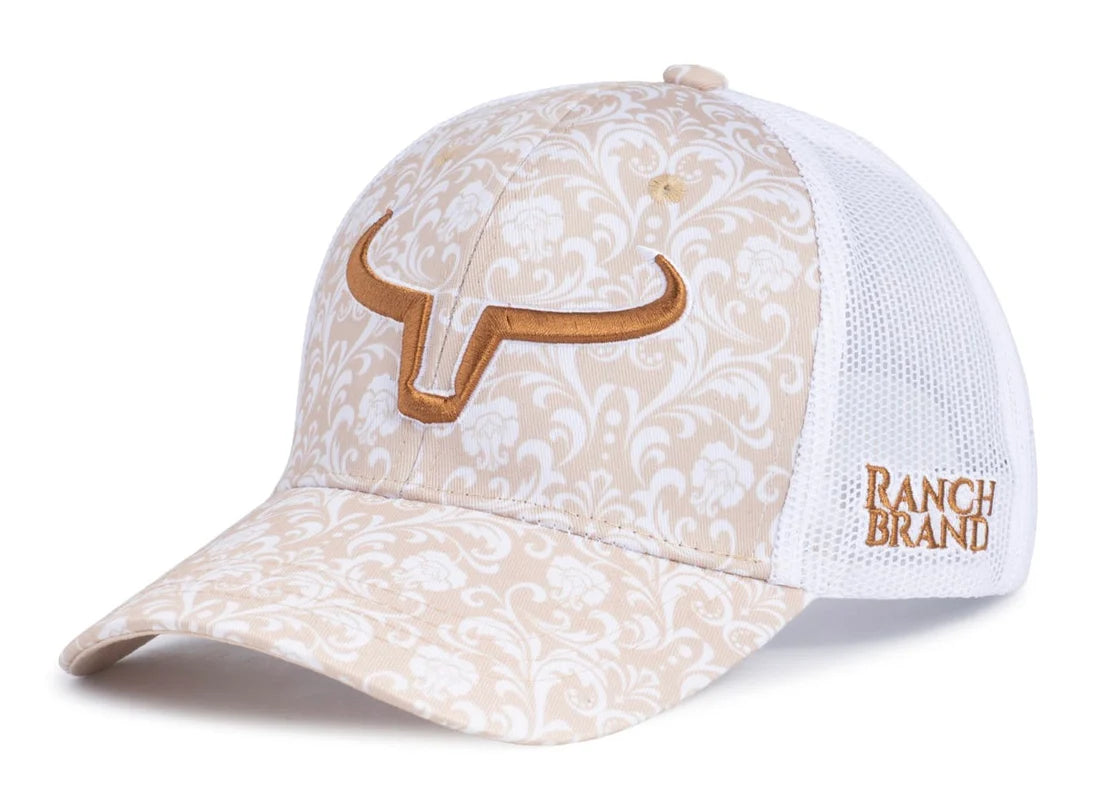 Ranch Brand Casquette Ponytail Femme, Mesh avec Logo