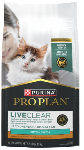 Pro Plan Cat Live Clear pour chatons 2.49kg