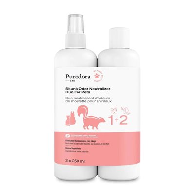 Purodora Lab Duo Shampoing Et Neutralisant D'Odeurs De Moufe