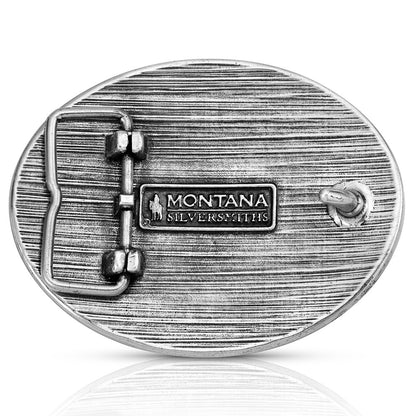 Montana Silversmiths Boucle de crédence de cowboy