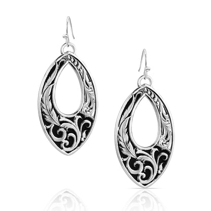 Montana Silversmiths Boucles d’oreilles pendantes Shadow & Shine