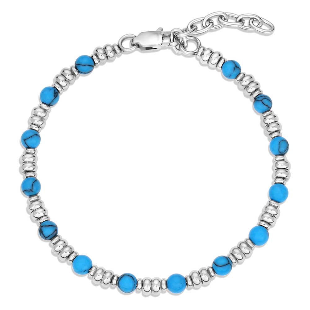 Montana Silversmiths - Bracelet perlé turquoise