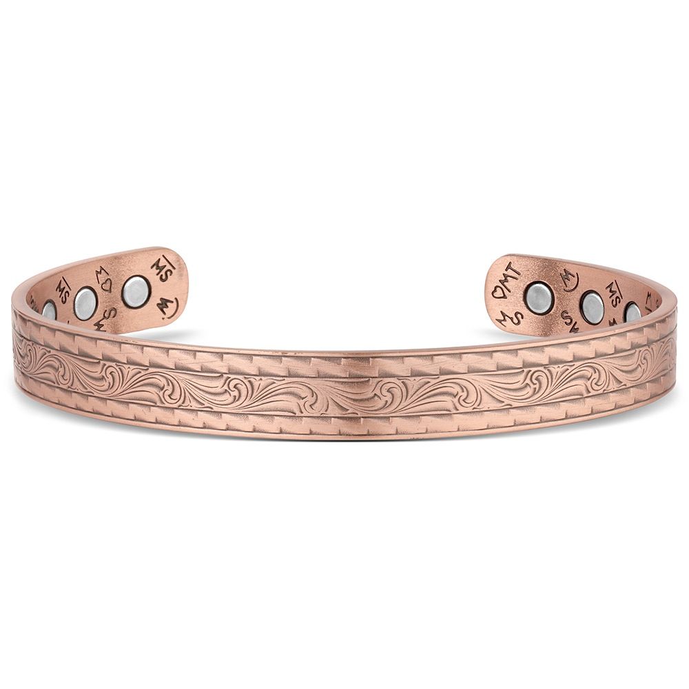 Montana Silversmiths Bracelet à manchette à rouleau occidental