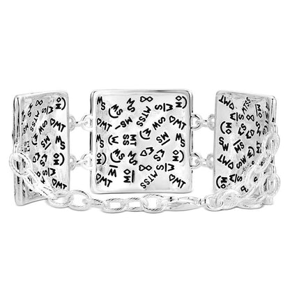 Montana Silversmiths Ranch House Floral Bracelet