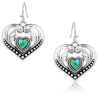 Montana Silversmiths Boucles d’oreilles Cœurs Féroces