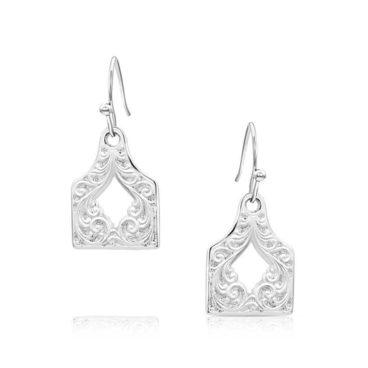 Montana Silversmiths Boucles d’oreilles pour vaches à l’ouest