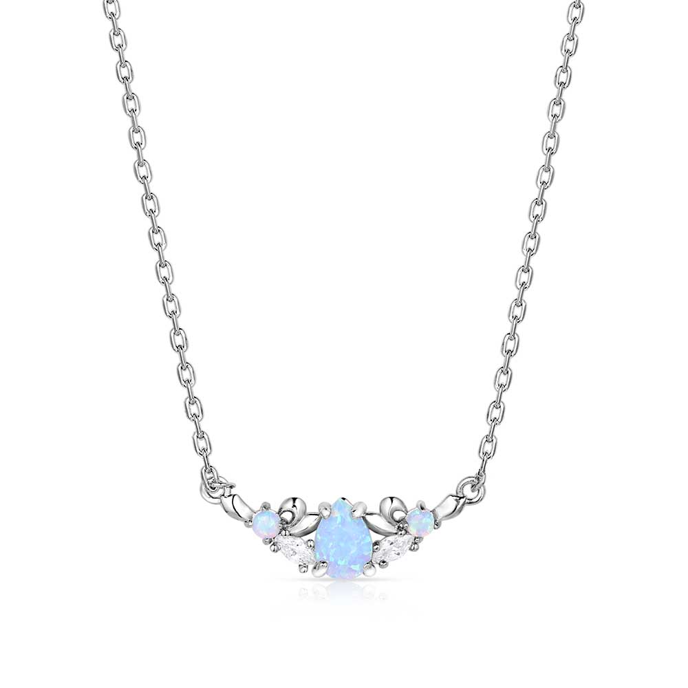 Montana Silversmiths Collier en cristal d’opale Grace raffiné