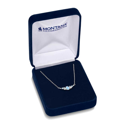 Montana Silversmiths Collier en cristal d’opale Grace raffiné
