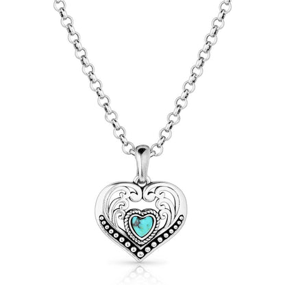 Montana Silversmiths Collier des Cœurs Féroces