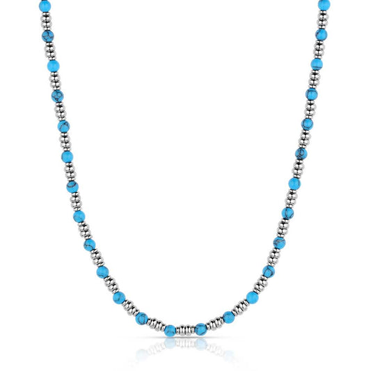 Montana Silversmiths Collier perlé turquoise