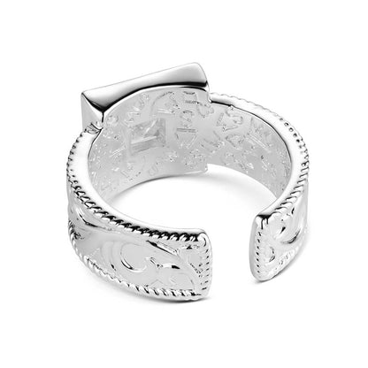 Bague gravée Desert Whirl