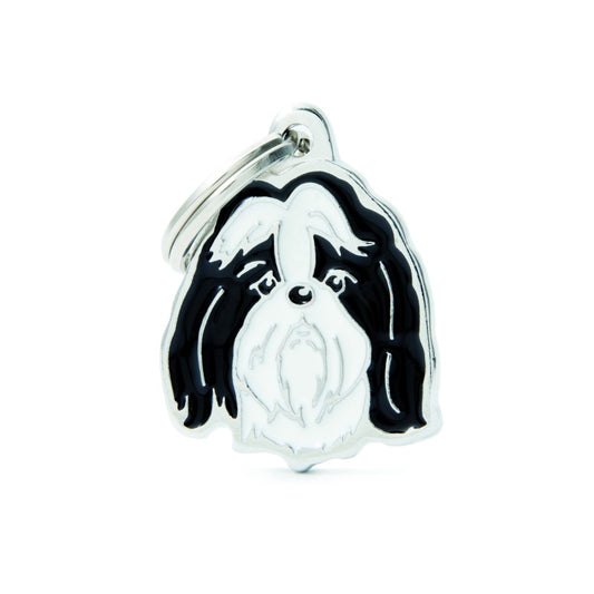 Medaille Shih Tzu Black And White