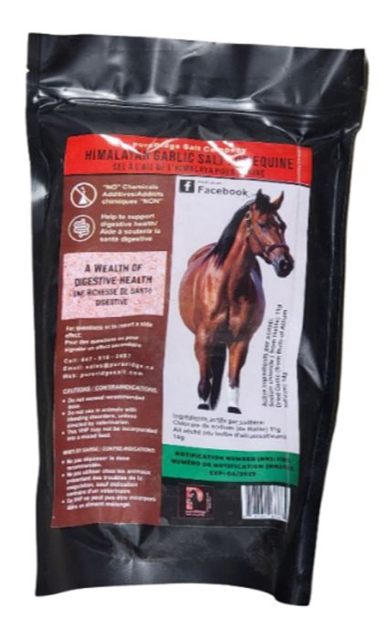 Sel rose de l'Himalaya en grains avec ail 1,5 kg