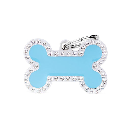 Medaille Light Blue Big Clam Bone