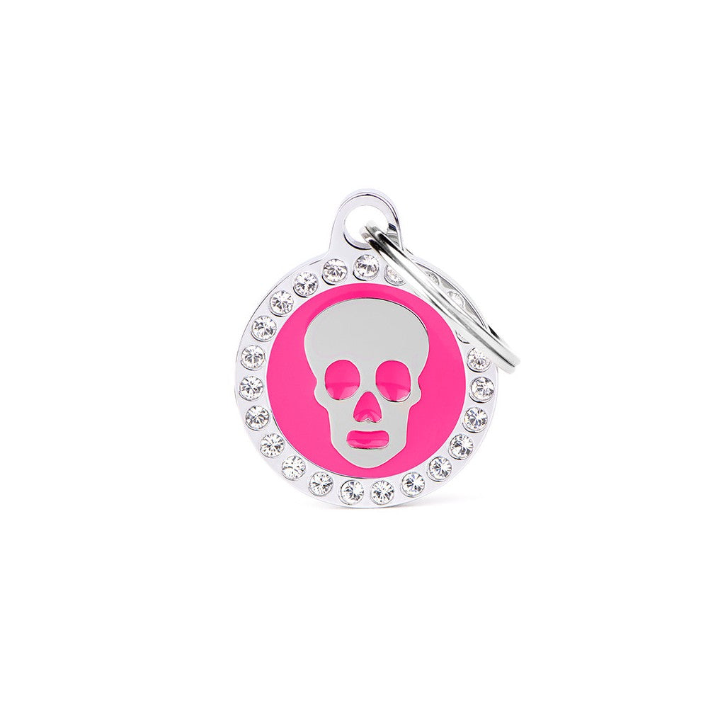 Medaille Pink Glam Skull