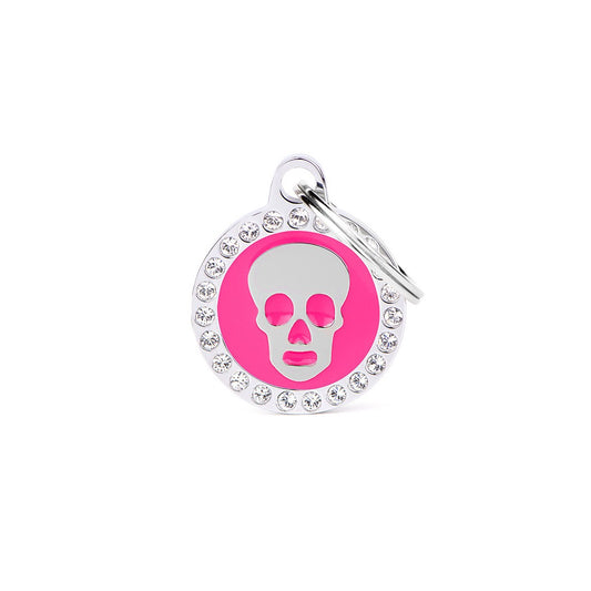 Medaille Pink Glam Skull