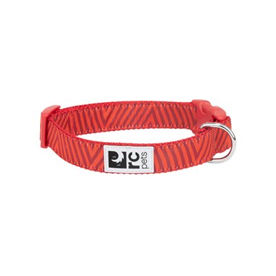 Rc Pets Clip Collar M 1 Goji Chevron