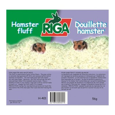 Riga Douillette Pour Nid Hamster 56G