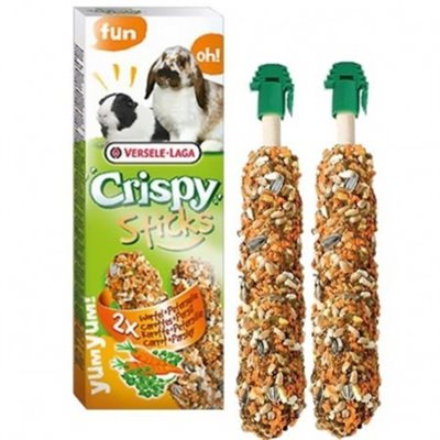 Versele-Laga Crispy Sticks Lapin-Cochon D'Inde Carottes & Persil