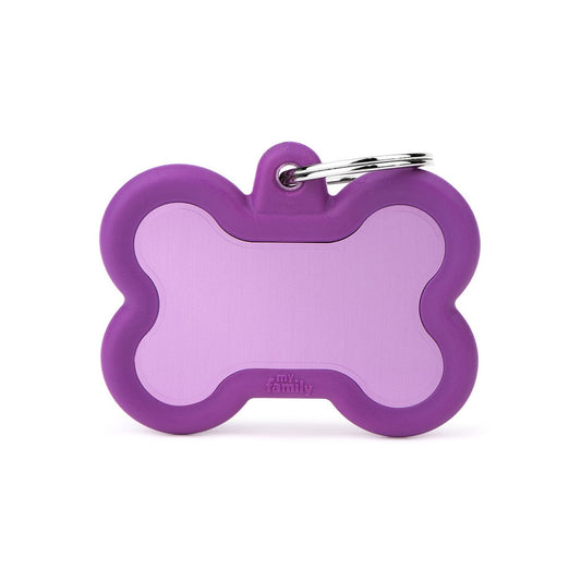 Medaile Hush Tag Mauve Rubber Mauve