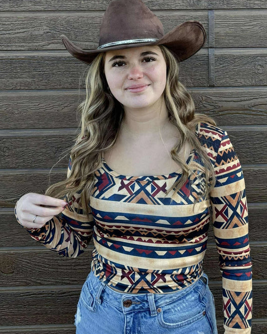 Horse Vibes Crop top Ouest Femme