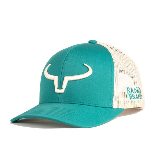 Ranch Brand | Sarcelle & Mesh Crème | Logo Crème