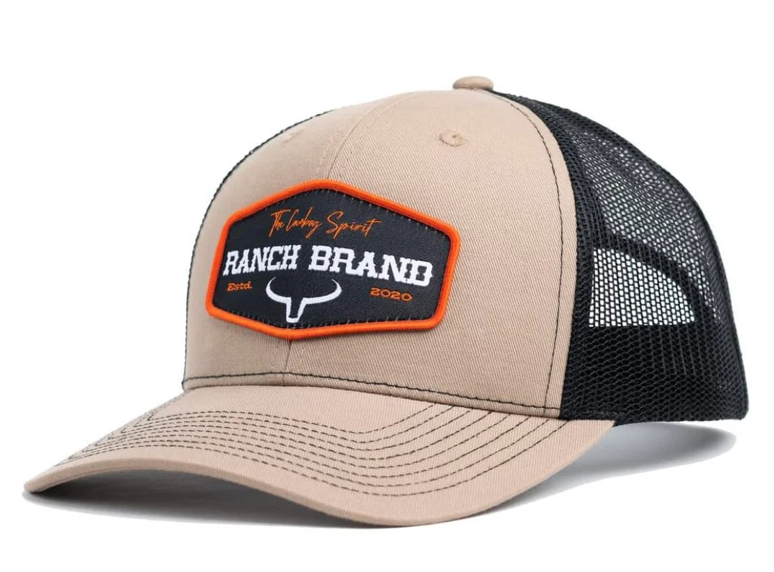 Ranch Brand Casquette Patch Ranch Mesh avec Logo