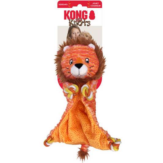 Kong Knots Flatz Lion Md/Lg