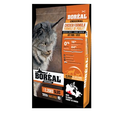 Boreal Chat Sans Grains Poulet 2.26Kg