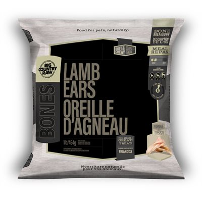 Big Country Raw Oreille D'Agneau 1Lb