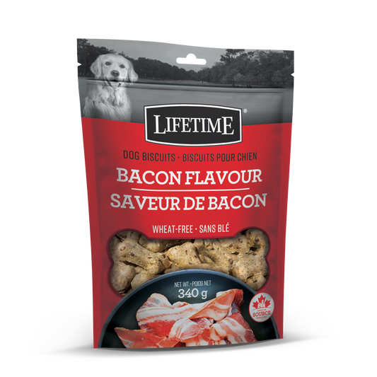 Lifetime Biscuits Pour Chien Bacon 340Gr