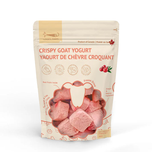 Yaourt de chèvre croustillant - canneberge