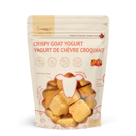 Yaourt de chèvre croustillant - Citrouille et fraise