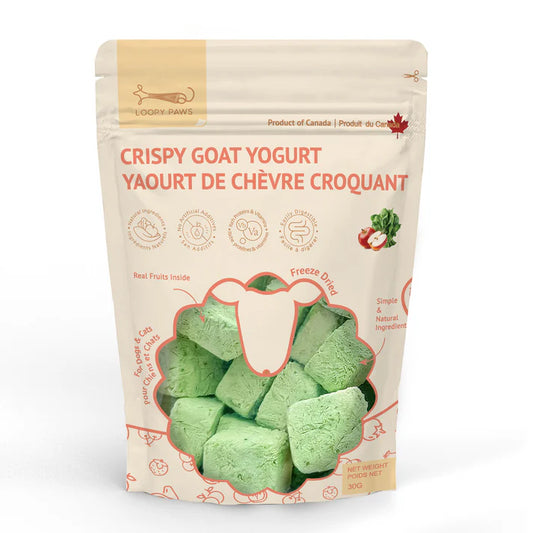 Yaourt de chèvre croustillant - Légumes et pommes