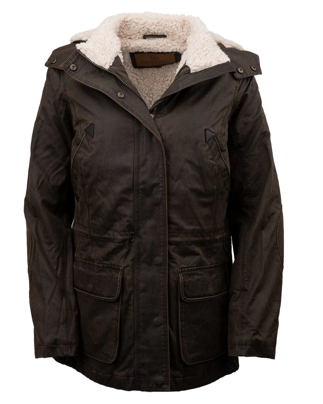 Outback Trading Veste Woodbury Femme Brun