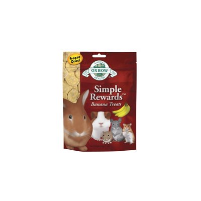 Oxbow Simple Rewards - Gâteries Pour Rongeur, Banane 1oz