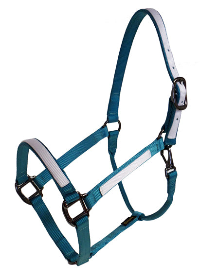 Triple E Nylon Draft Halter Turquoise