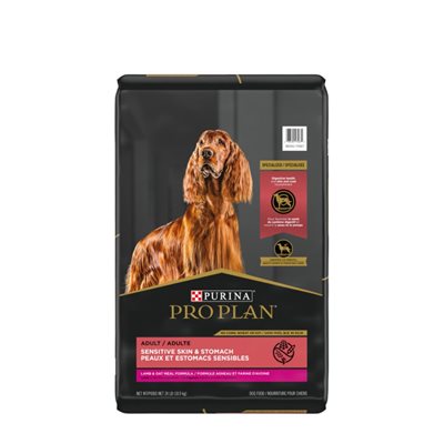 ProPlan Chien Peau & Estomac Sensibles Agneau & Avoine 10.8Kg