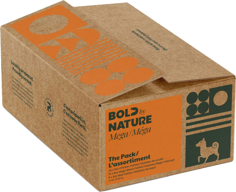 Bold By Nature L'Assortiment (Poulet, Melange,Boeuf) 24Lbs