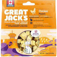 Great Jack Gâteries chat de poulet lyophilisé – 3 oz